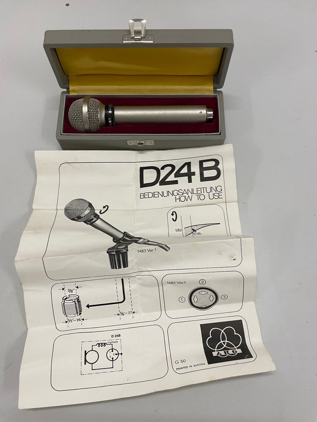 Akg Microfoni: micro AKG D24 – Usato da La Croix (Lutry) venduto da netrajet
