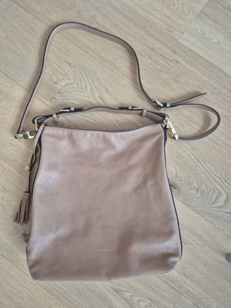 Coccinelle Hobo Bag Leder beige