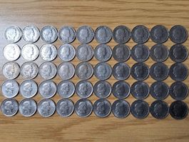 5 Rappen 1882/1979 - Lot 50 Stück!