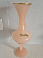 Vase Opaline de Murano rose doré 30cm C88