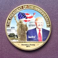MAGA-Donald Trump Farbmünze/Gold