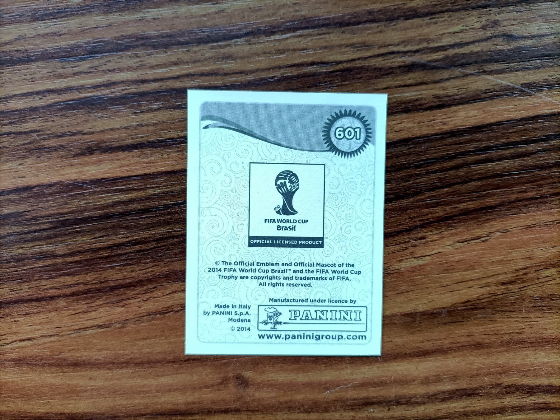 Panini Carte collezionabili: WM 2014 Nr. 601 – Nuovo (secondo la descrizione) da Hittnau venduto da stamps_and_coins 1