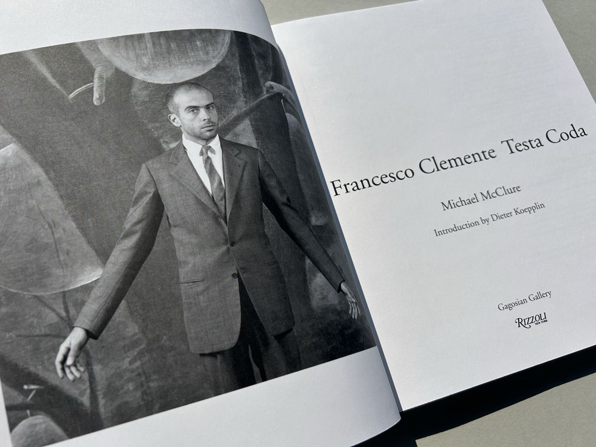Libri: Book Francesco Clemente Testa Coda Michael McClure Gagosian – Usato da Zürich venduto da Coffeetable88 1