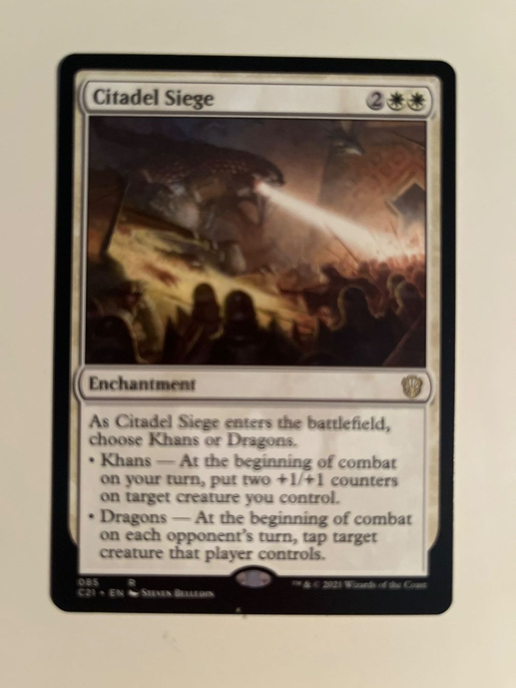 Magic The Gathering Carte collezionabili: 1 x Citadel Siege - Magic: The Gathering - MtG – Usato da Kriens venduto da Shadi1980