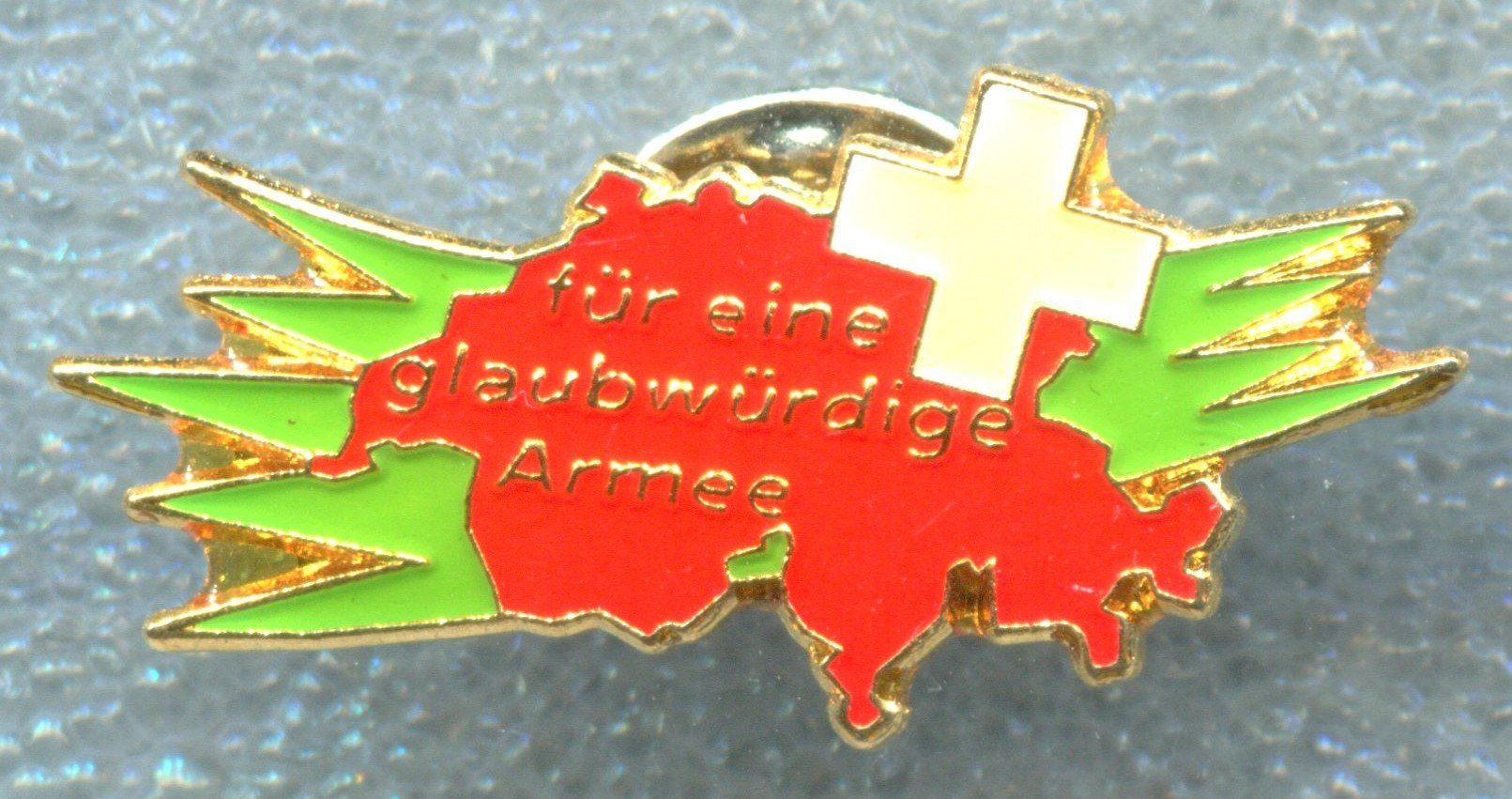Plaketten & Abzeichen: für eine glaubwürdige Armee – Gebraucht aus Winterthur von Sammleroase