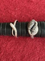 2 x Schlangenringe Silber Gr. ca. 52 +54