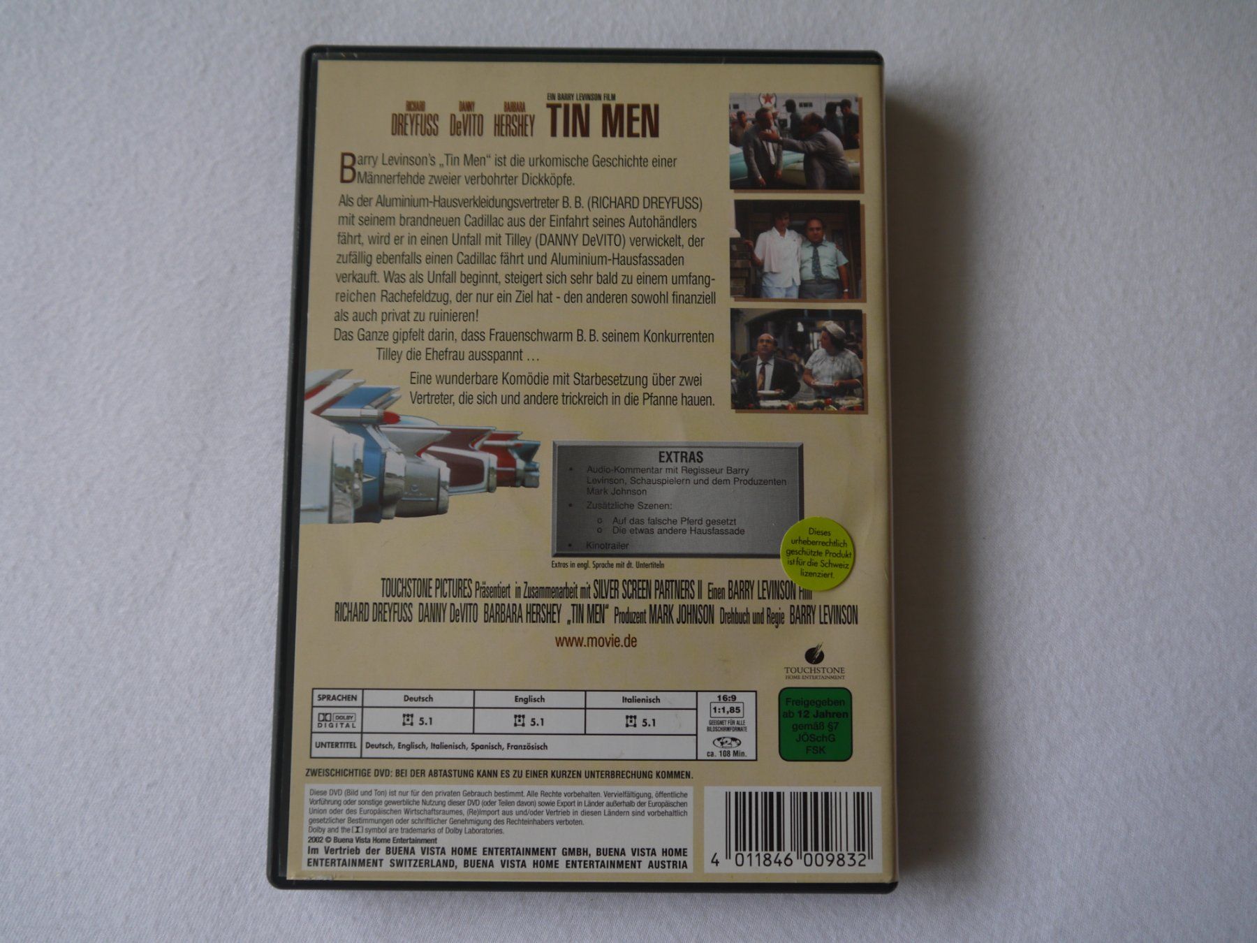 Tutti i DVDs: Tin Men - Zwei haarsträubende Rivalen(1987) - Danny DeVito – Usato da Hagendorn venduto da Blaf 1