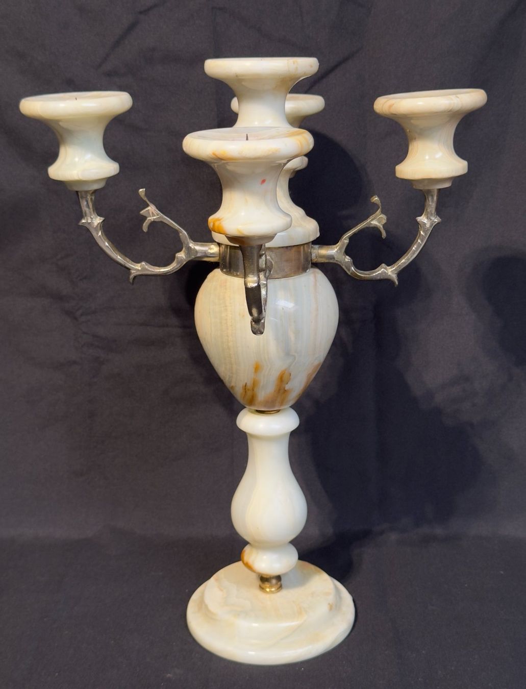 Kerzenständer: Chandelier à 4 branches en marbre – Gebraucht aus Tramelan von lolopat 2