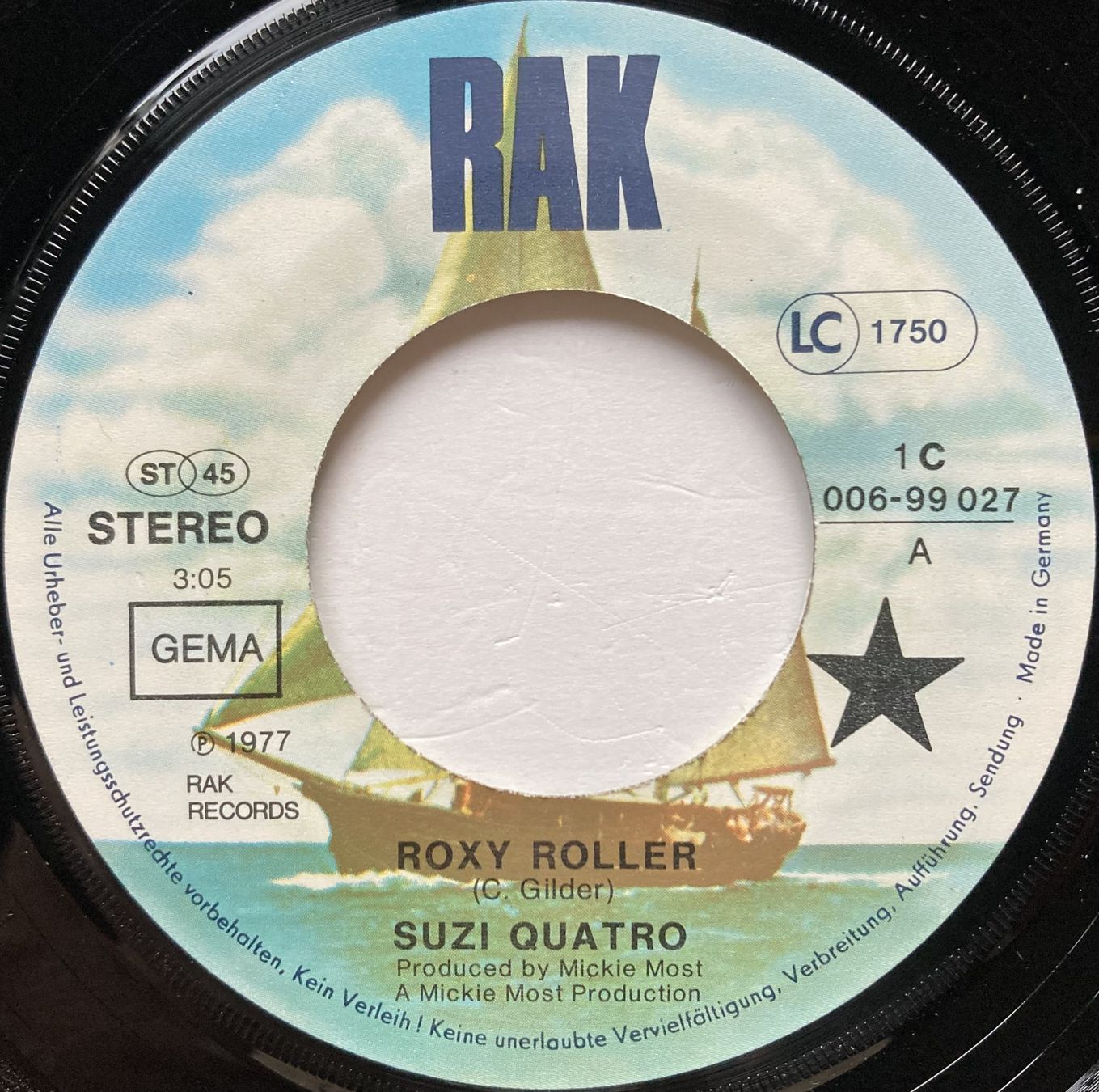 Vinyles: SUZI QUATRO - ROXY ROLLER – D'occasion à Bottens par hotter-than-hell 2