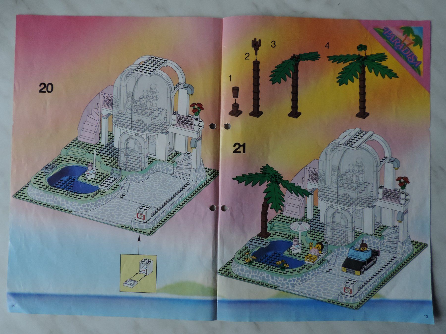 Lego Giocattoli: Poolside Paradise,  Set 6416  (1992) – Usato da Burgdorf venduto da ursla50 7
