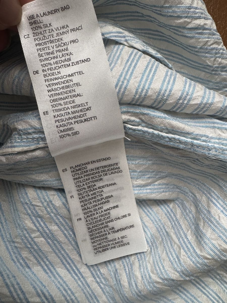 H&M Camicette: H&M Studio S/S 2015 Hemd 100% Seide – Usato da Obfelden venduto da cesarina10 9