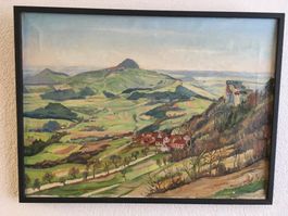 Landschaftsbild / Gemälde Ölbild, Signiert Böhler