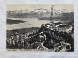 Postkarte   Uetliberg Blick auf Zürichsee und Glarneralpen