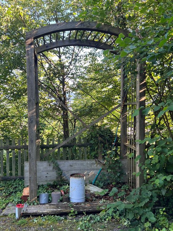 Holzbogen für den Garten Kaufen auf Ricardo