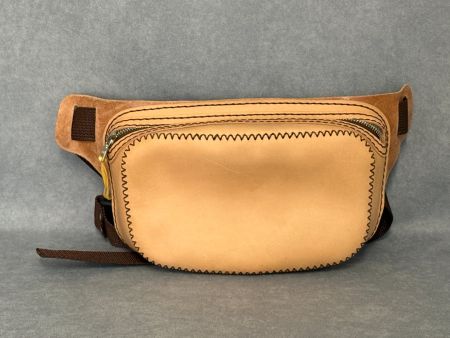 Leder Bauchtasche, Handmade