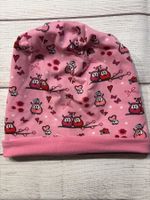 Eule, Uhu, Kauz Beanie, Wendemütze, Ökotex, Gr. 48 NEU