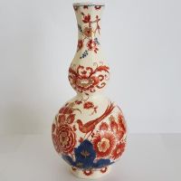 Delft Vase Pijnacker Knobbelvaas Achtkant De Porcelijne Fles