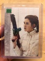 Green /199 Leia Organa Topps Star Wars Chrome Galaxy 2025