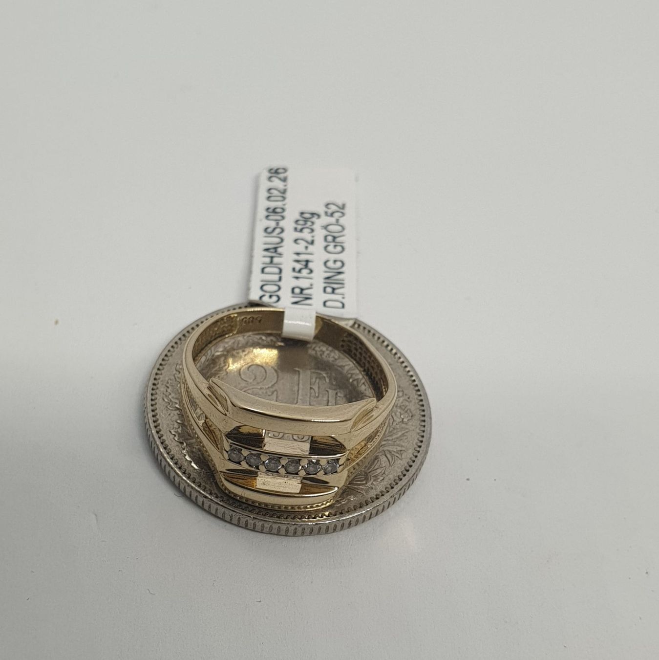 Anelli: Echt 14K Gold Ring – Usato da Luzern venduto da Goldhaus-Luzern 3