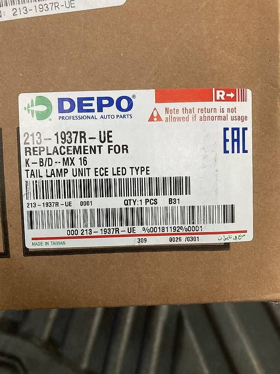 Fari: Fari posteriori Isuzu  – Usato da Campo (Blenio) venduto da M.B.95 1