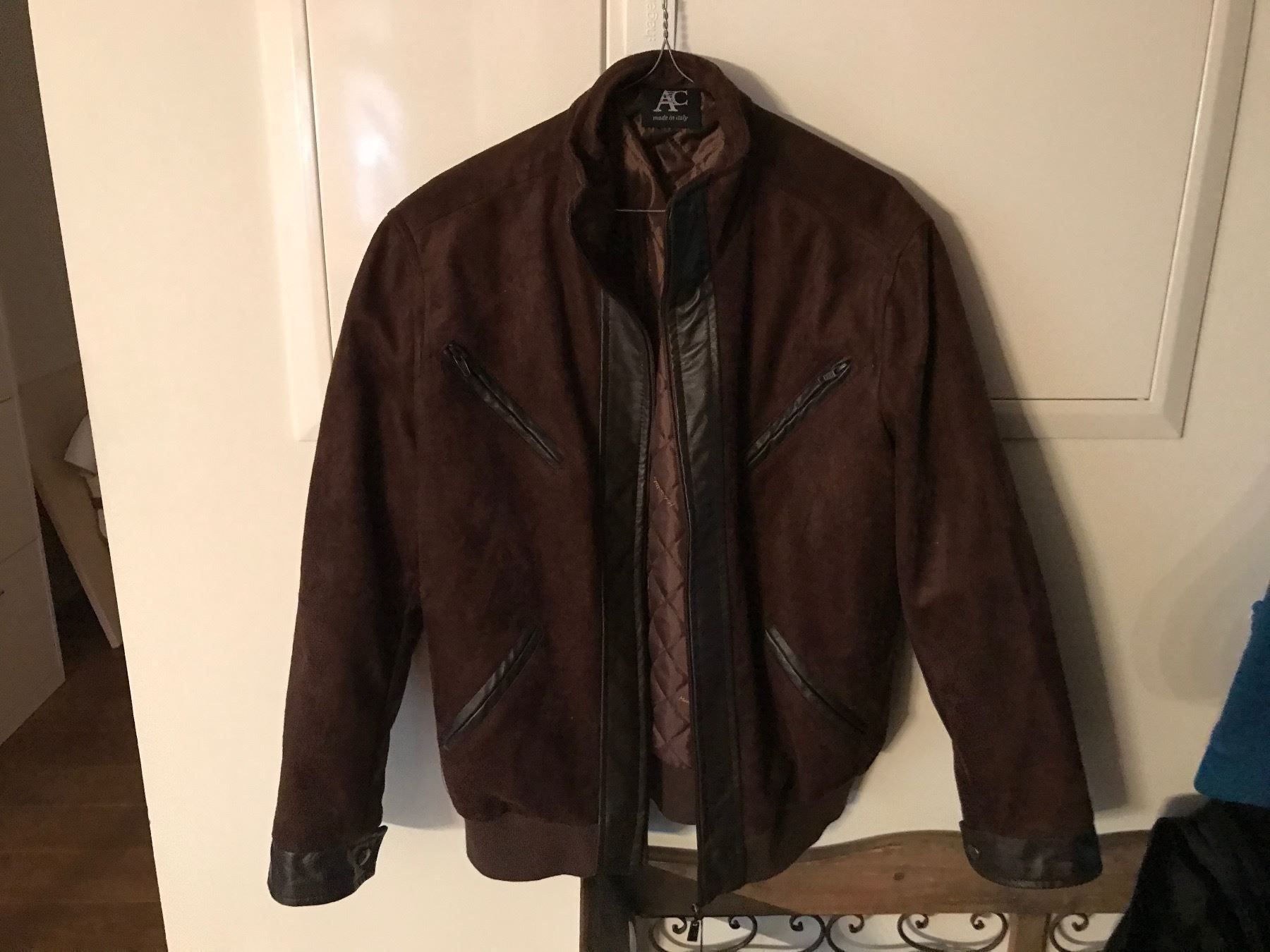 Jacken & Mäntel: Übergangs - Winterjacke Gr. L braun – Gebraucht aus Mauren von SB1606