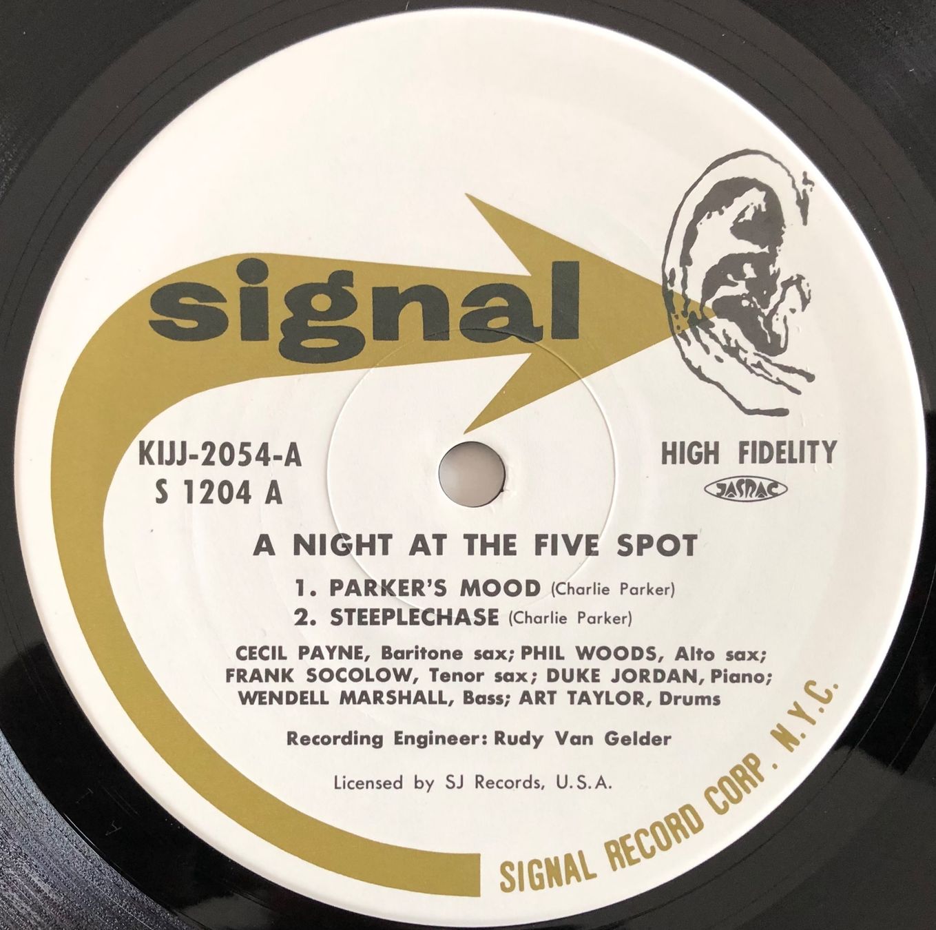 Dischi in vinile: CECIL PAYNE, PHIL WOODS..... - A NIGHT AT THE FIVE SPOT – Usato da Poliez-Pittet venduto da Newtown-Records 3