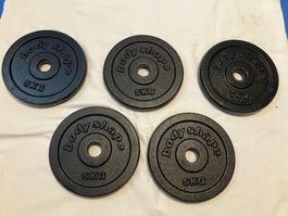 4 Hantelscheiben 5 kg