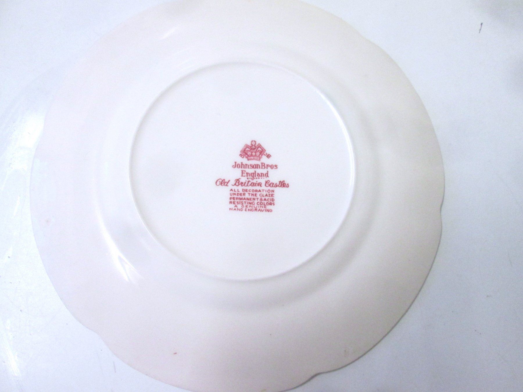 Johnson Brothers Teller: 8 Teller Johnson Bros England Old Britain Castles – Gebraucht aus Sementina von babucia 3