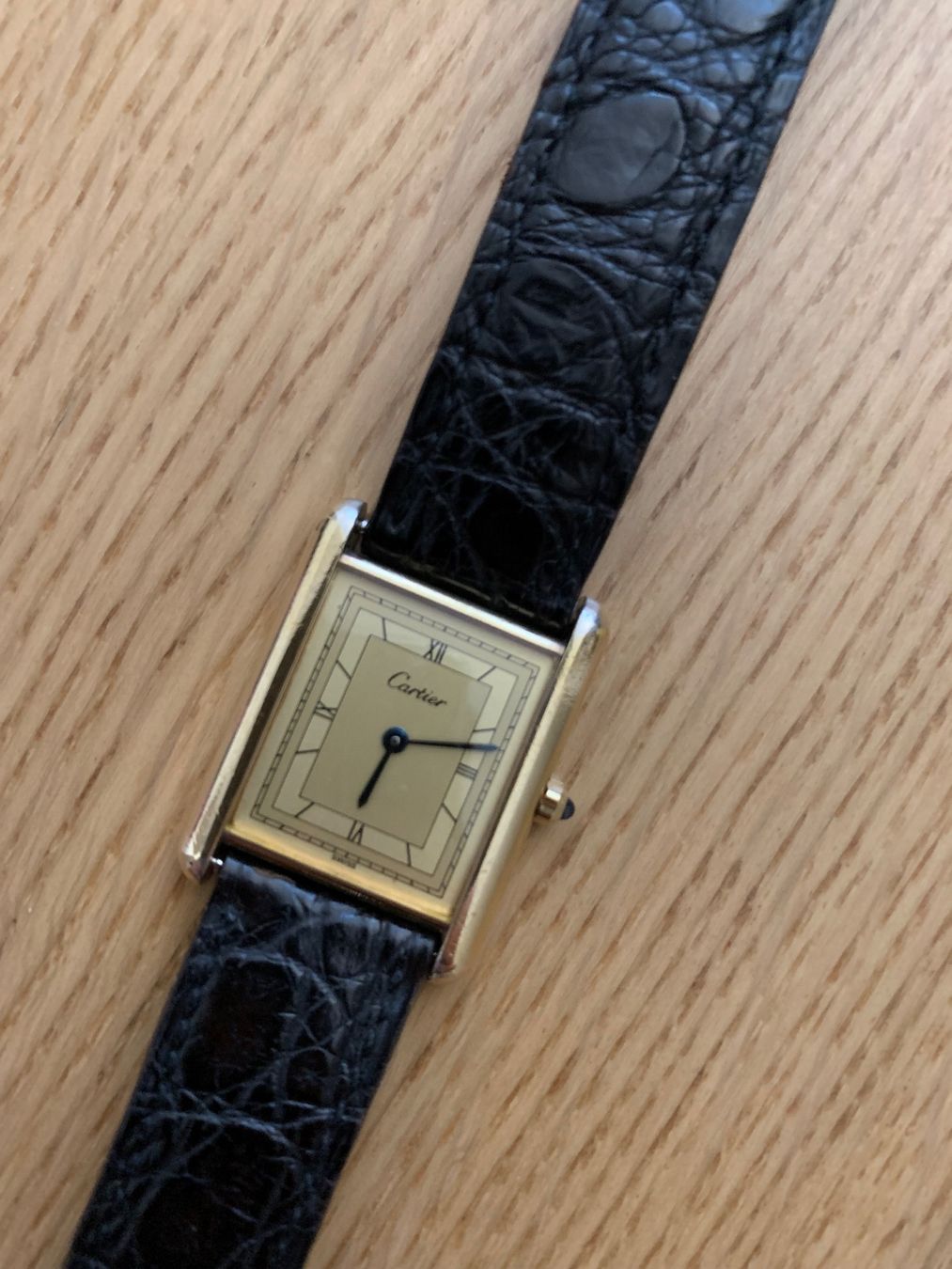 Cartier Uhren: Cartier Tank Vermeil LM 23mm – Defekt aus Goldau von WatchDealer1 4
