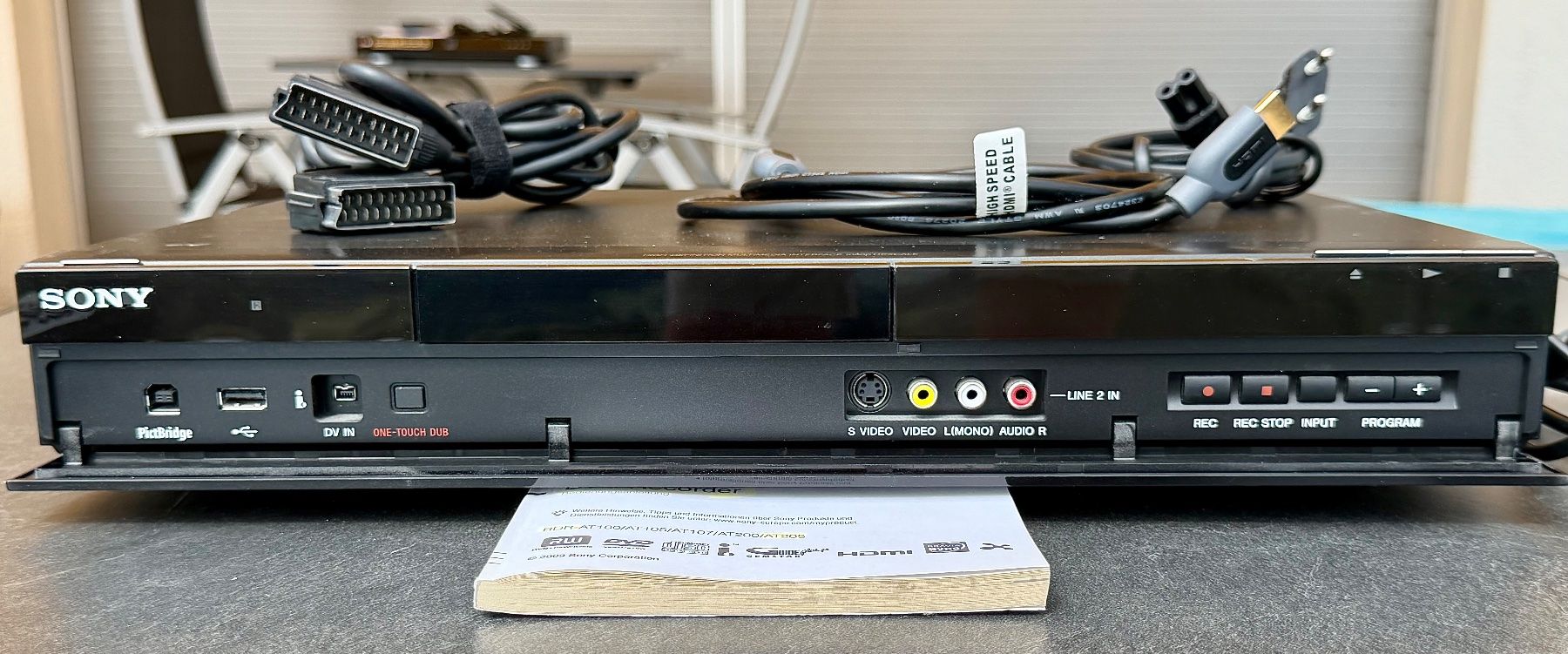 Sony Enregistreurs: SONY DVD Recorder mit div.Anschlussmöglichkeiten – D'occasion à Gebertingen par redeal 4