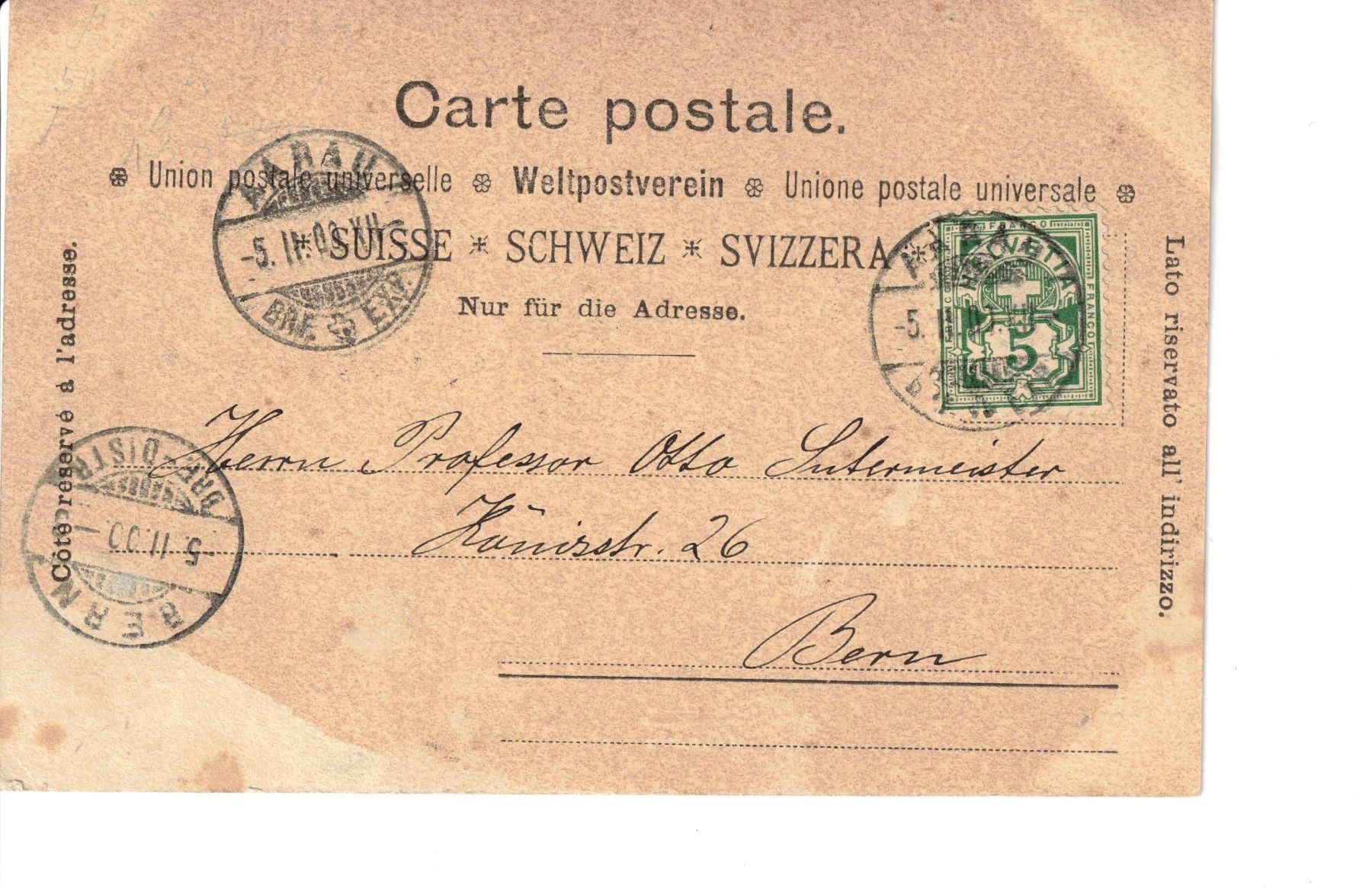 Cartoline postali: AK Gruss aus Aarau 5 Bild – Usato da Bottmingen venduto da Golferin 1