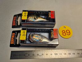 2x Rapala Clackin' Rap Wobbler neu & OVP 6cm 13g Egli