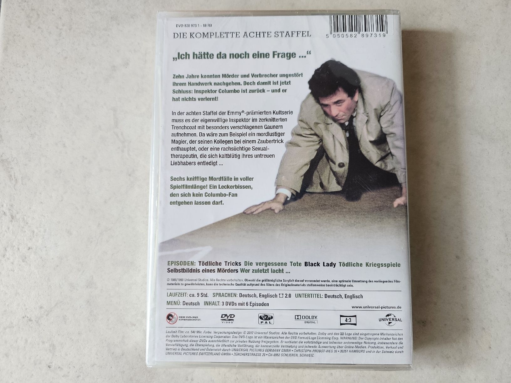 Tous les DVDs: Columbo  -  Staffel 8  /  Fabrikneu – Neuf avec emballage d'origine à Schneisingen par backstore24 1