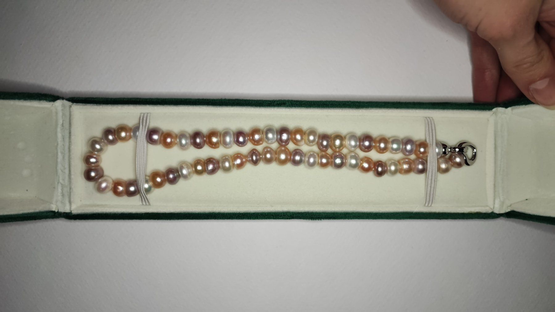 Catenine: Süsswasser Perlen Halskette inkl. Schatulle – Nuovo e nell'imballaggio originale da Gstaad venduto da Kunst1996 6