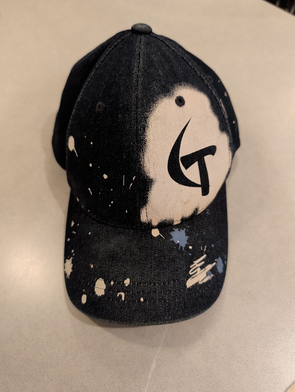 Flexfit Copricapi, berretti & cappellini: Baseball Cap Flexfit M-XL Denim Custom – Usato da Unterengstringen venduto da MrBruno81