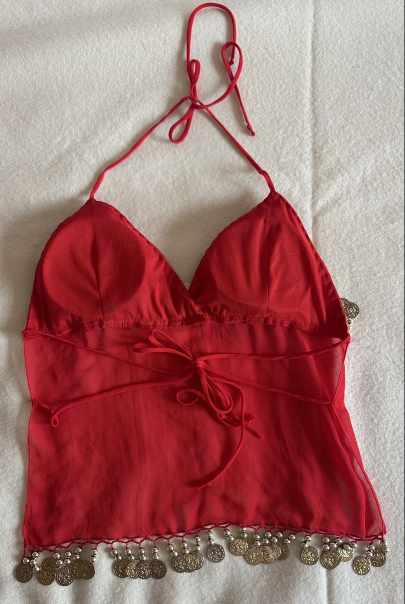 Top: Vintage open back charm top – Nuovo (secondo la descrizione) da Aigle venduto da 029_mbn 4