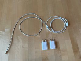 2 Apple Ladegeräte (Adapter, USB)