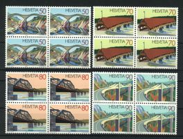 1991, Sonderpostmarken II, Viererblöcke **