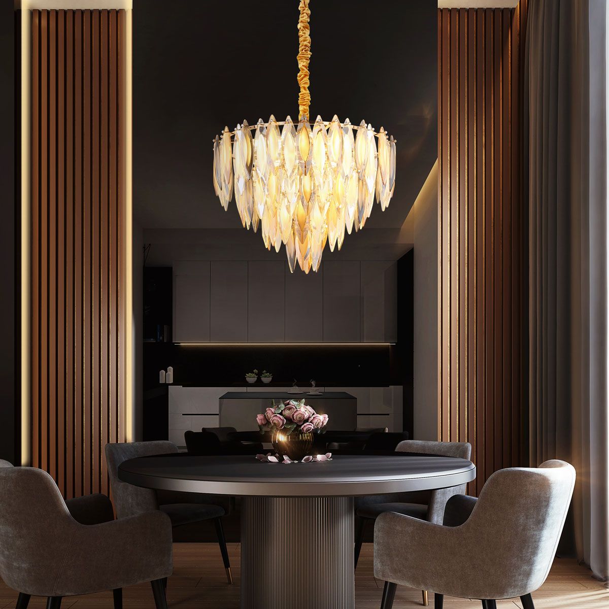 Lampadari & plafoniere: Pendelleuchte, Kronleuchter, 60 cm Ø – Nuovo (secondo la descrizione) da Kreuzlingen venduto da Smart-Light 2