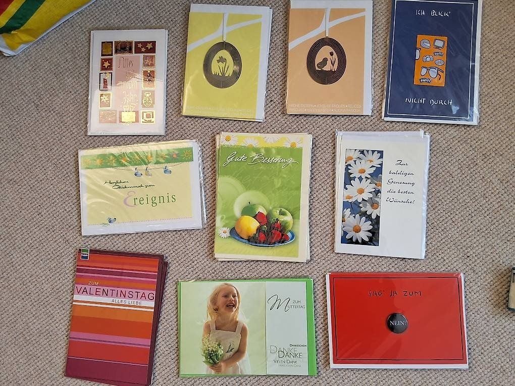 Cartoline: Div Karten (Hochzeit, Einladung, Gratulation, etc) – Nuovo (secondo la descrizione) da Bühler venduto da Labrador92 1