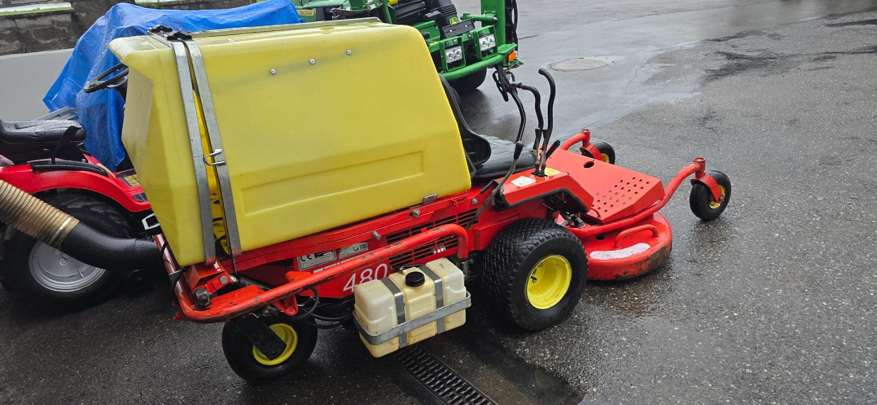 Rasenmäher: Rasenmäher Traktor Aufsitzmäher mit Zubehör – Gebraucht aus Rain von Fafan069 8