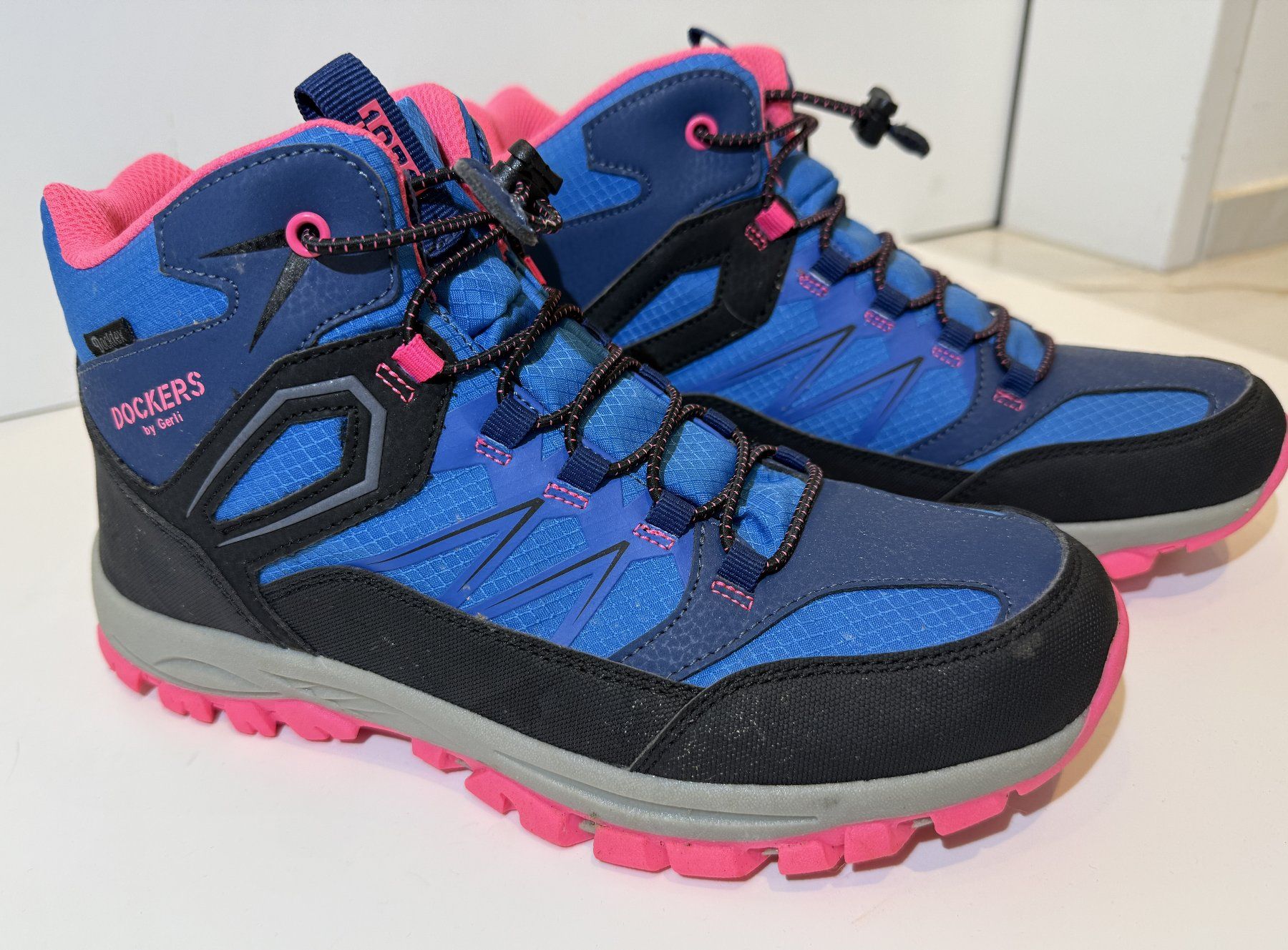 Scarpe da uomo: Wanderschuhe DOCKERS Blau u. Pink mit Schnellverschluss – Nuovo (secondo la descrizione) da Aarau venduto da didi512 1