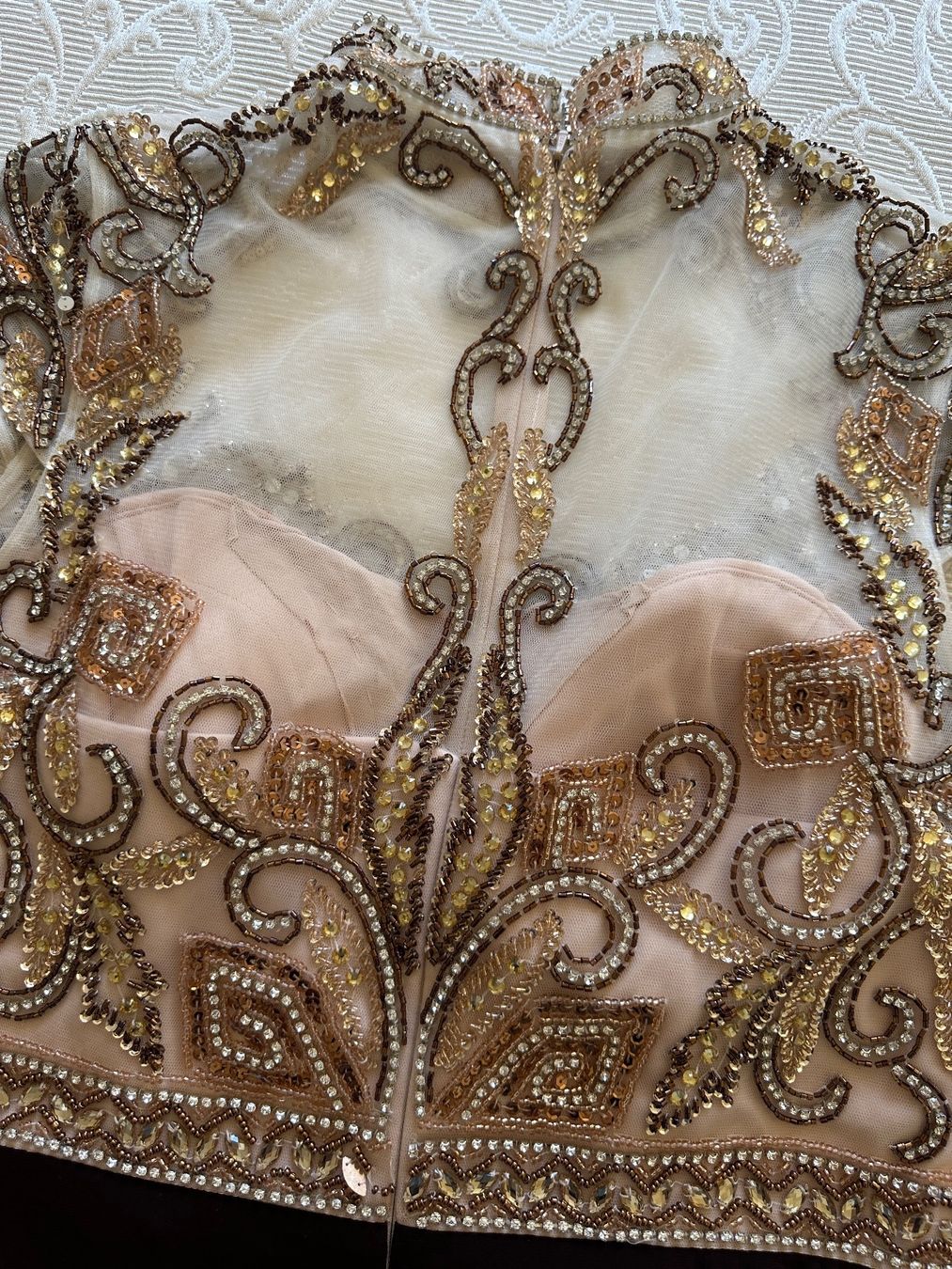 Kleider: Damen Abendkleid – Gebraucht aus Perlen von H.Spa 3
