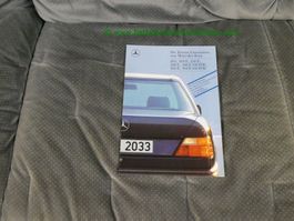 Mercedes-Benz E-Klasse W124 1988/08 Prospekt deutsch