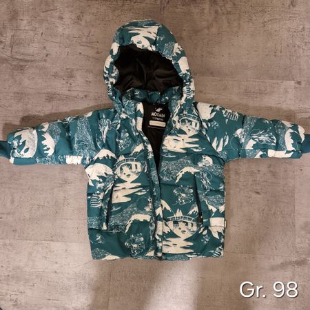 Winterjacke Reima Moomin grün gemustert Grösse 98