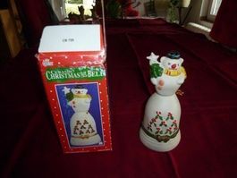 Weihnachts -Glocke  Christbaumschmuck Christmas Bell Schnee