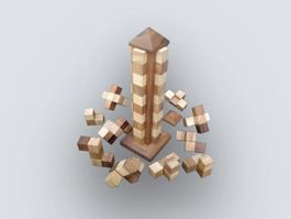 Turmpuzzle – Das knifflige und dekorative Denkspiel