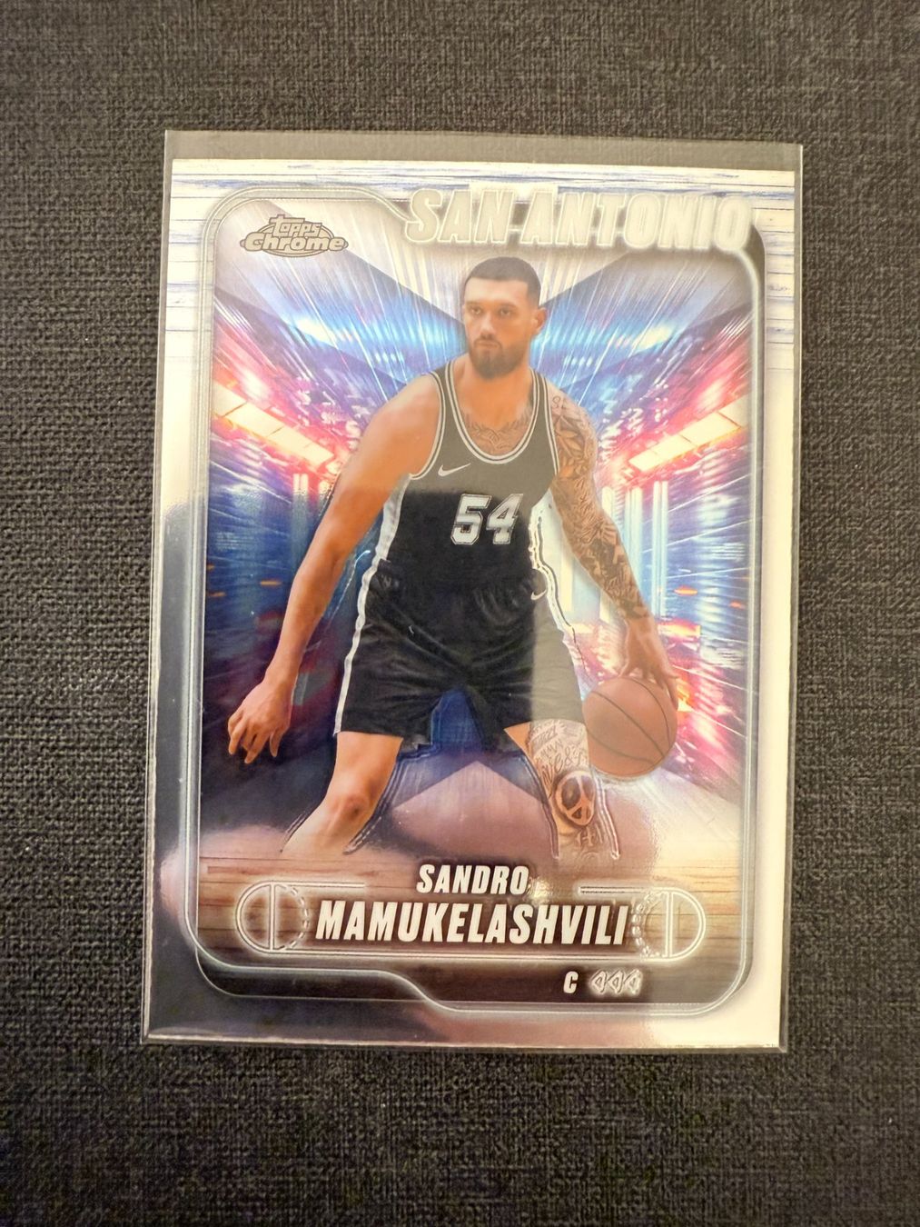 Topps Carte collezionabili: Topps Chrome Sandro Mamukelashvili San Antonio NBA – Usato da Burgdorf venduto da Sports_Cards_3400