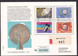FDC 520 Satelliten-Bodenstation Leuk ET Leuk-Stadt 15.2.1973