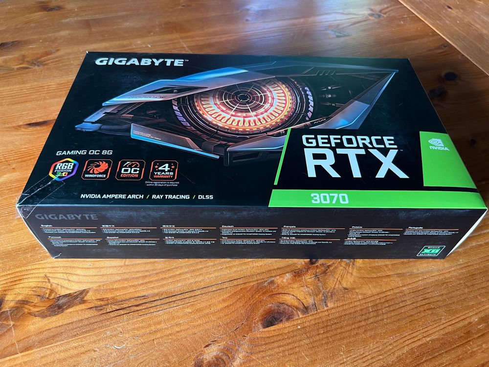 Gigabyte Nvidia GeForce RTX 3070 mit Garantie ab 1.- (Gebraucht) in ...